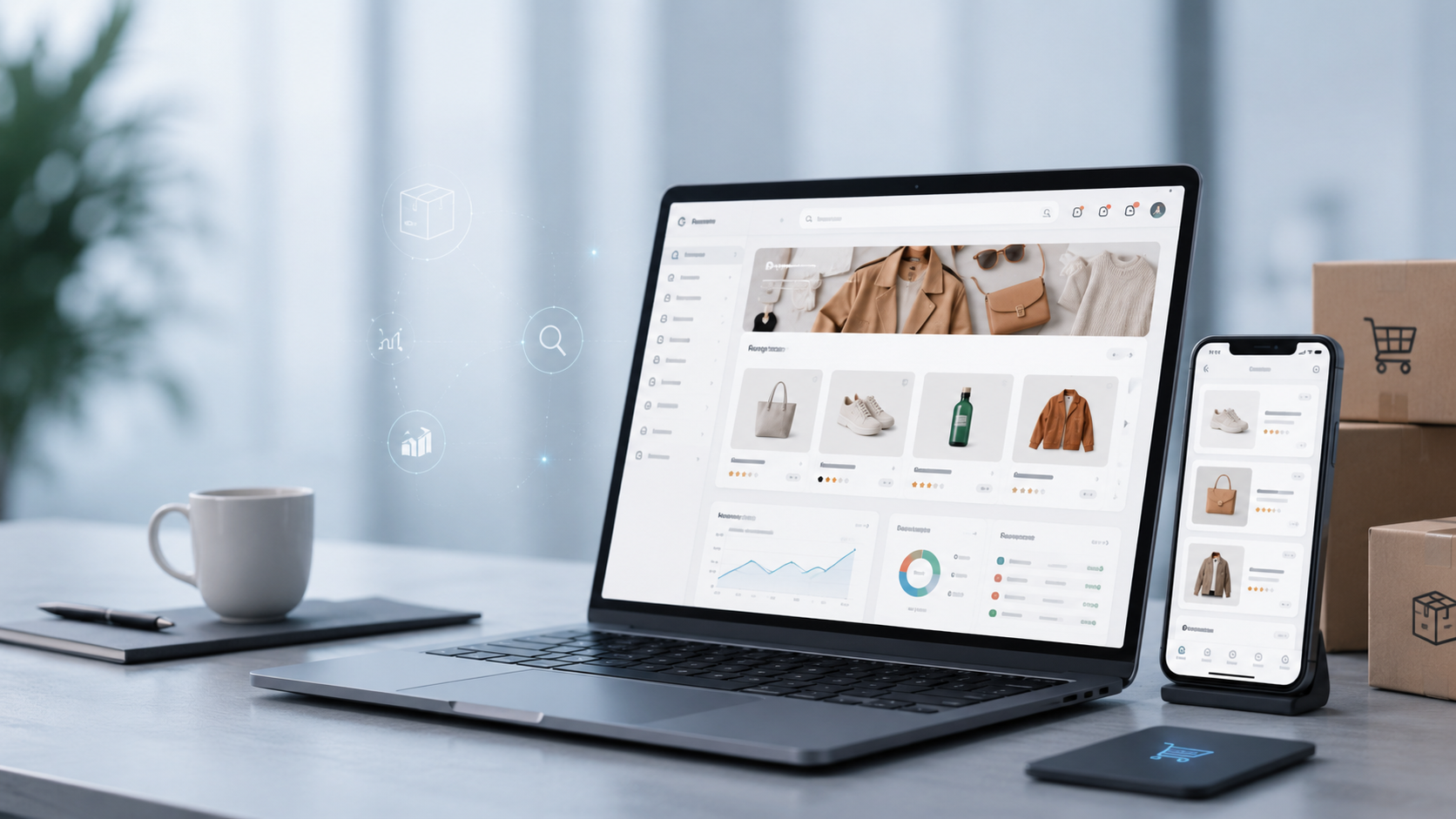E-Commerce & Retail solution dashboard preview